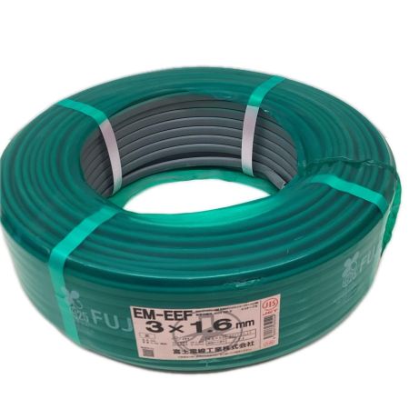富士電線工業 工具 電材 VVFケーブル 富士電線工業 EM-EEF 未使用品(S) 3芯 1.6mm×100m 2025年12月(令和7年) EM-EEF