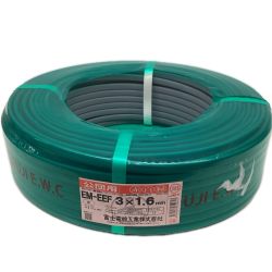 富士電線工業 工具 電材 VVFケーブル 富士電線工業 EM-EEF 未使用品(S) 3芯 1.6mm×100m 2026年5月(令和8年) 公団用 EM-EEF Sランク