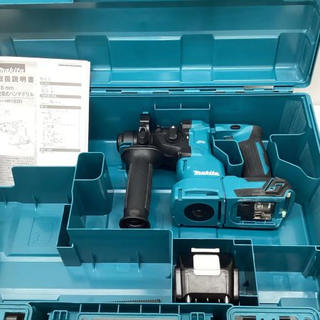 MAKITA マキタ 18V 18mm 充電式ハンマドリル バッテリ×1、ケース付き   HR183D ブルー