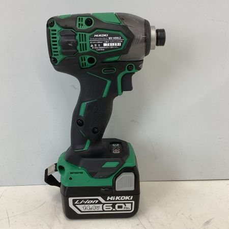HiKOKI ハイコーキ  程度A 充電器・充電池2個・ケース付 コードレス式 14.4v インパクトドライバ WH14DDL2 グリーン