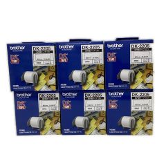 Brother ブラザーコウギョウ 未使用品(S) 6個セット DK-2205 Sランク