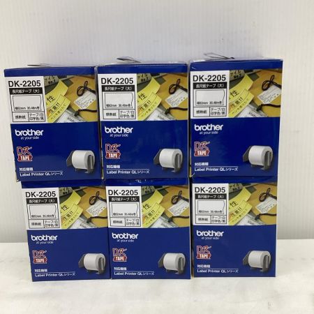 Brother ブラザーコウギョウ 未使用品(S) 6個セット DK-2205