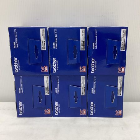 Brother ブラザーコウギョウ 未使用品(S) 6個セット DK-2205