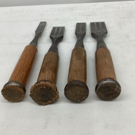 助丸 ノミ 大工道具 程度C キズ・ヨゴレ有 ４本セット