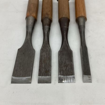 助丸 ノミ 大工道具 程度C キズ・ヨゴレ有 ４本セット