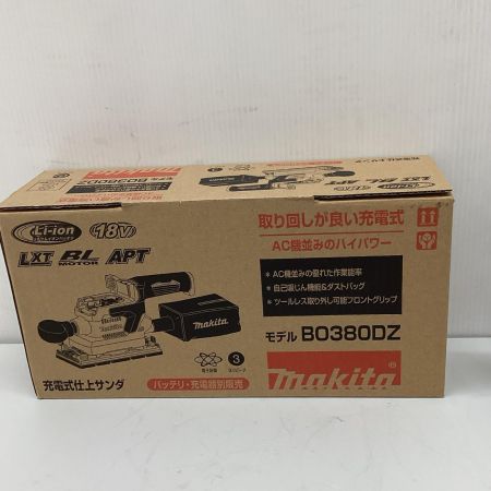 MAKITA マキタ サンダー  未使用品(S) 本体のみ コードレス式 18v BO380DZ
