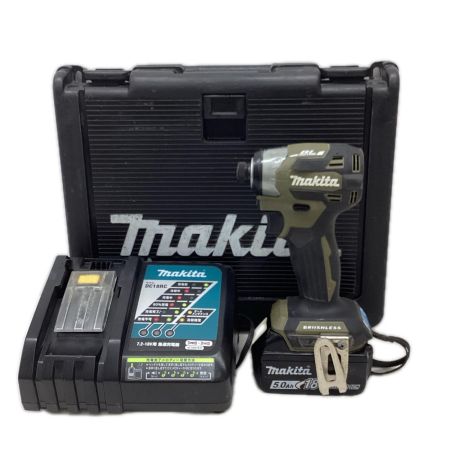 MAKITA マキタ インパクトドライバ 程度C 充電器・充電池1個・ケース付 コードレス式 18v TD173D オリーブ