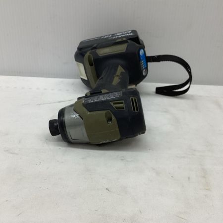 MAKITA マキタ インパクトドライバ 程度C 充電器・充電池1個・ケース付 コードレス式 18v TD173D オリーブ