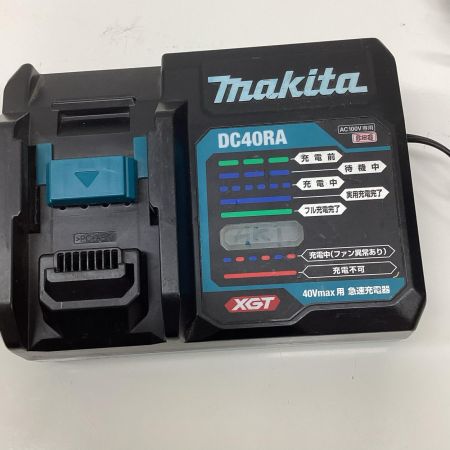 MAKITA マキタ 充電式タッカ ブルー 程度C 充電器・充電池1個・ケース付 コードレス式 40v 2.5Ah 80回 寿命3/4 キズ・ヨゴレ有 ST001GRDX ブルー