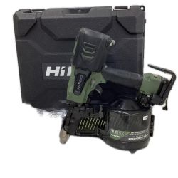 HiKOKI ハイコーキ エア釘打ち  程度B ケース付 高圧 5750-1053 使用感有 NV90HR2 アブソリュートグリーン Bランク