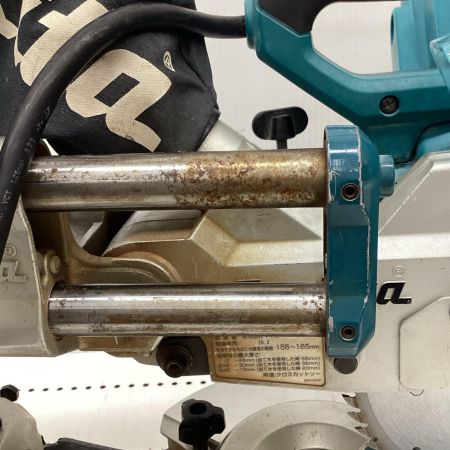 MAKITA マキタ スライド丸のこ  程度C 本体のみ コード式 165mm 100v 11323 使用感有 レーザー薄い LS0613FL ブルー