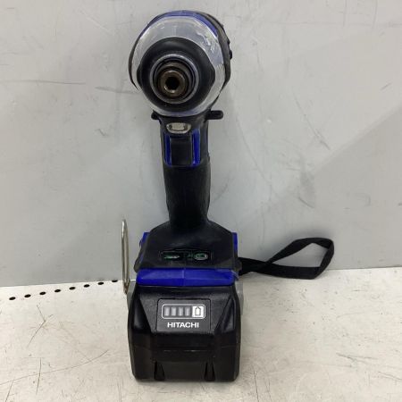 HiKOKI ハイコーキ インパクトドライバ  程度C 充電器・充電池2個・ケース付 コードレス式 36v 380983 キズ・ハガレ有 WH36DA 2XP(SB) ブルー