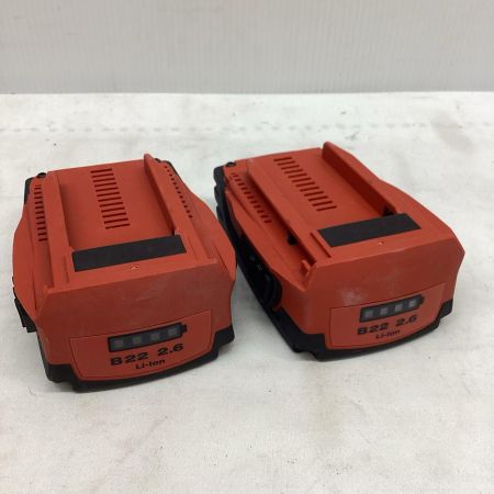 Hilti ヒルティ 充電式鋲打機 コンクリートネイラ 充電器・充電池2個・ケース付 BX3-L レッド