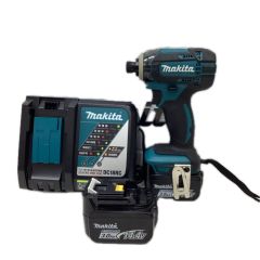 MAKITA マキタ インパクトドライバ 充電器・充電池2個・ケース付 コードレス式 ７回/８回 98389 TD138D ブルー Aランク