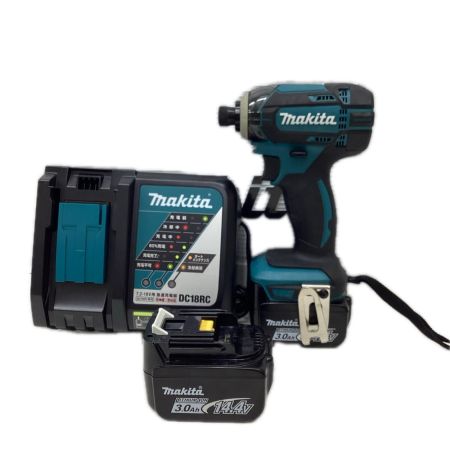 MAKITA マキタ インパクトドライバ 充電器・充電池2個・ケース付 コードレス式 ７回/８回 98389 TD138D ブルー