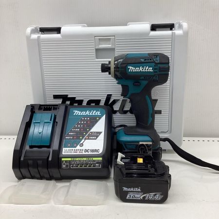 MAKITA マキタ インパクトドライバ 充電器・充電池2個・ケース付 コードレス式 ７回/８回 98389 TD138D ブルー