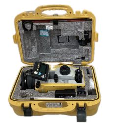 TOPCON トータルステーション 程度B 充電器・充電池2個付 使用感有 THE-2016 イエロー Bランク