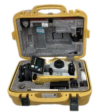 TOPCON トータルステーション 程度B 充電器・充電池2個付 使用感有 THE-2016 イエロー