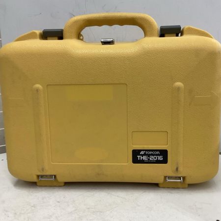 TOPCON トータルステーション 程度B 充電器・充電池2個付 使用感有 THE-2016 イエロー