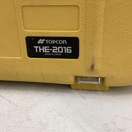 TOPCON トータルステーション 程度B 充電器・充電池2個付 使用感有 THE-2016 イエロー