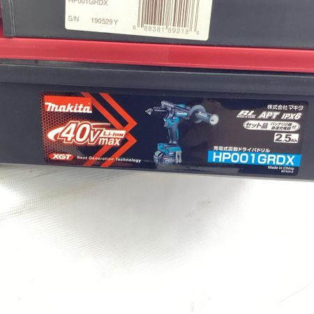 MAKITA マキタ 40V充電式震動ドライバドリル  HP001GRDX