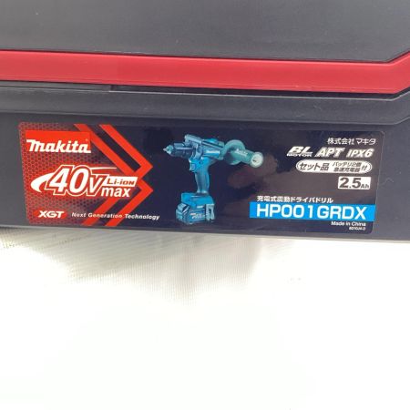 MAKITA マキタ 40V充電式震動ドライバドリル HP001GRDX
