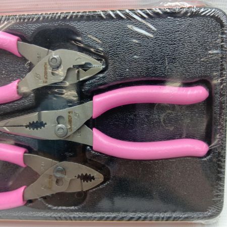 Snap-on スナップオン 4インチ ロングリップ スリップジョイントプライヤーセット ピンク PL344BCFP 