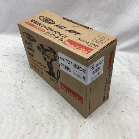 マキタ(Makita) インパクトドライバ  TD138DZ 青