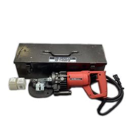 IKURA SEIKI CO.,LTD. 育良精機 100V電動油圧式ミニパンチャー IS-14MPS Bランク