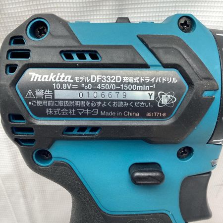 MAKITA マキタ 10.8V充電式ドライバドリル  DF332DSMX ブルー