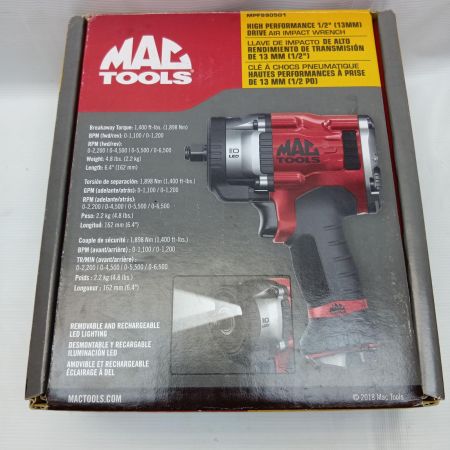 MACTOOLS(マックツールズ) MACTOOLS(マックツールズ) エアインパクトレンチ MPF990501  MPF990501 