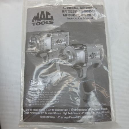 MACTOOLS(マックツールズ) MACTOOLS(マックツールズ) エアインパクトレンチ MPF990501  MPF990501 