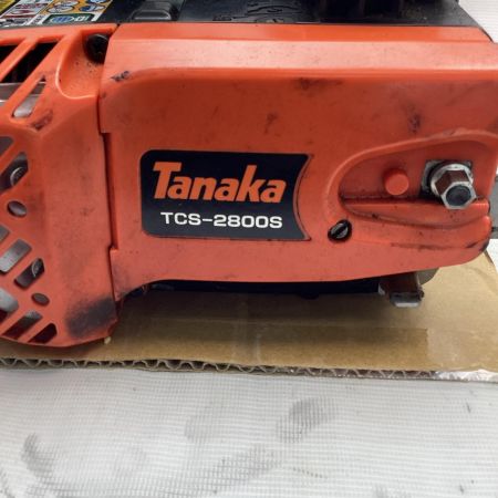 タナカ エンジンチェーンソー TCS-2800S レッド