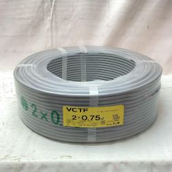 三ッ星 VCTFケーブル 製造年月2026年5月 2×0.75 グレー Sランク