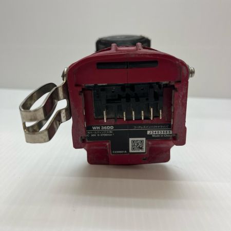 HiKOKI ハイコーキ インパクトドライバ 本体のみ コードレス式 36v WH36DD レッド
