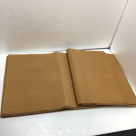   着物 帯 三通柄 名古屋帯 ちりめん 茶系  ブラウン