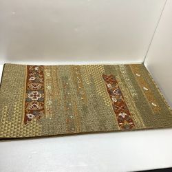 ▲▲  着物 帯 袋帯 シャレフォーマル 六通柄 金 金糸折 花 横柄 Bランク