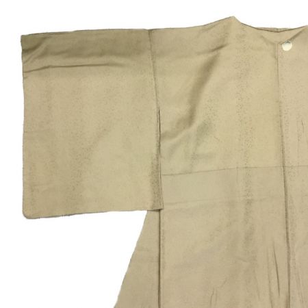   着物　訪問着　ベージュ　きららガード　しぼりプリント ベージュ