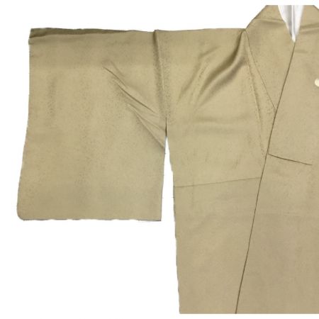   着物　訪問着　ベージュ　きららガード　しぼりプリント ベージュ