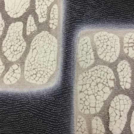   帯 袋帯 京装飾工芸 阿吽庵 藤本隆士 六通柄  ブラック 作家物 箱付