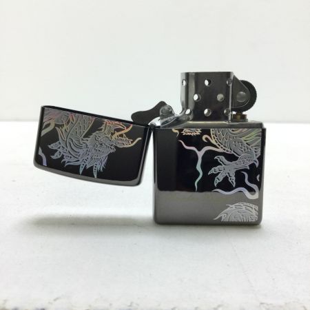  ZIPPO オイルライター TR-BK ジッポ レインボードラゴン 天竜