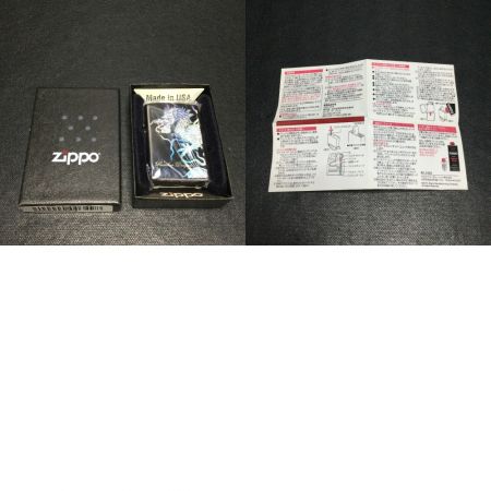  ZIPPO オイルライター TR-BK ジッポ レインボードラゴン 天竜