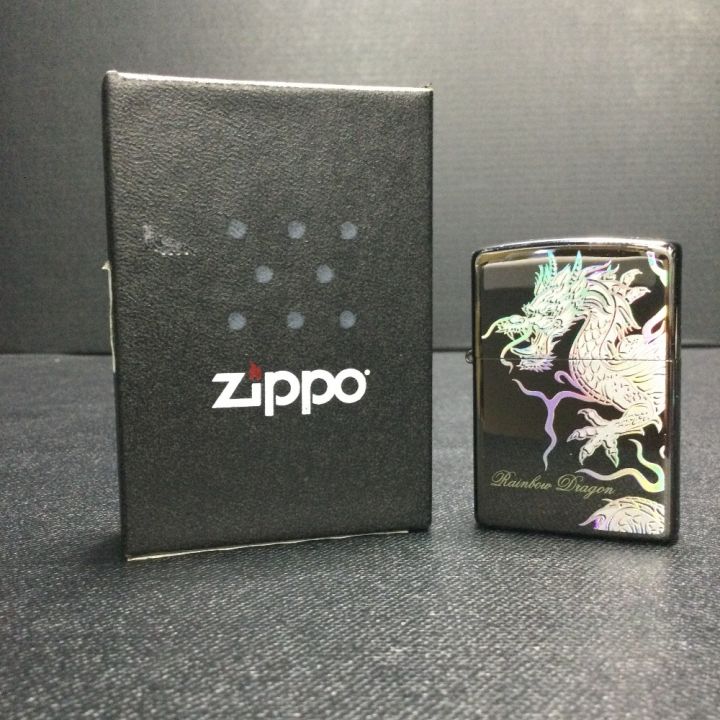 ZIPPO オイルライター TR-BK ジッポ レインボードラゴン 天竜｜中古｜なんでもリサイクルビッグバン