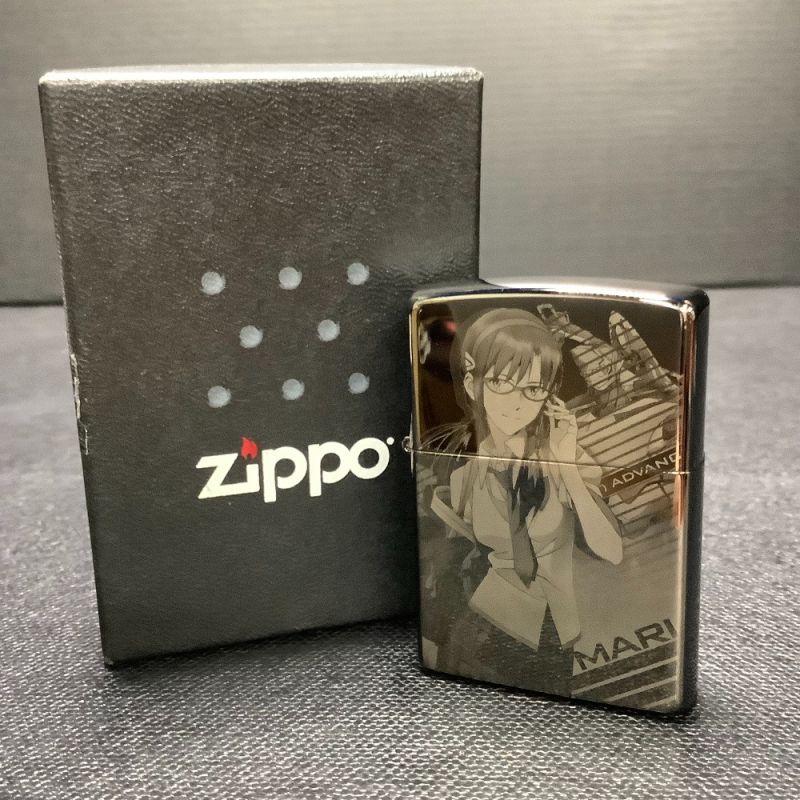 中古】 ZIPPO ジッポ オイルライター エヴァンゲリオン 真希波マリ 