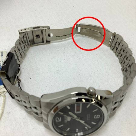  SEIKO セイコー セイコー5 腕時計 自動巻 裏蓋スケルトン 海外モデル SNK393