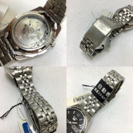  SEIKO セイコー セイコー5 腕時計 自動巻 裏蓋スケルトン 海外モデル SNK393