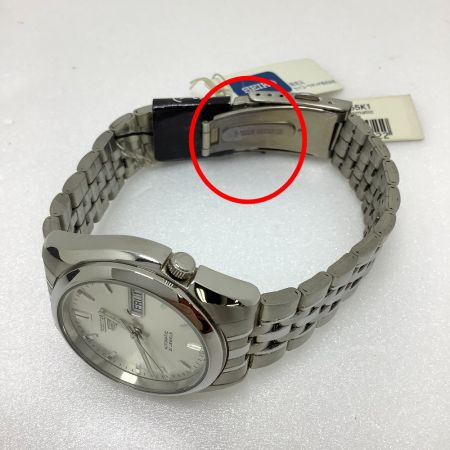 中古】 SEIKO セイコー セイコー5 腕時計 海外モデル 自動巻き 裏蓋