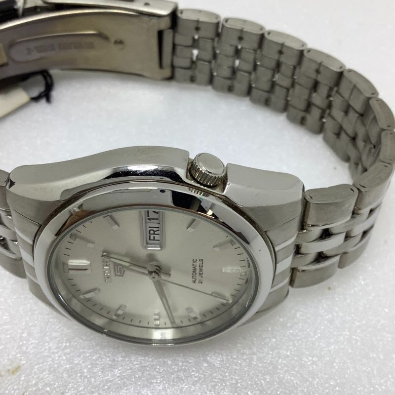 中古】 SEIKO セイコー セイコー5 腕時計 海外モデル 自動巻き 裏蓋