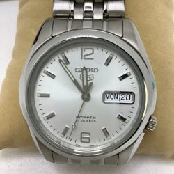 ▲▲ SEIKO セイコー 腕時計 セイコー５ 自動巻 裏蓋スケルトン SNK385 SNK385 Sランク
