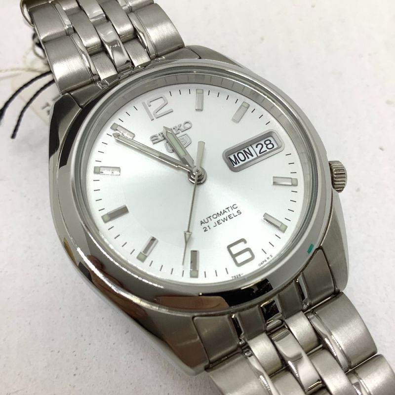 中古】 SEIKO セイコー 腕時計 セイコー５ 自動巻 裏蓋スケルトン